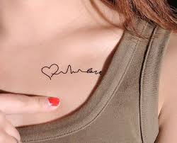 1.18 always tattoo + small heart. Heartbeat Tattoo On Chest Girl Best Tattoo Ideas