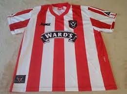 League united by women's football trofeo angelo dossena uefa intertoto cup the nextgen series setanta cup baltic league baltic champions cup sheffield united. Vintage Avec Sheffield United Home Shirt Jersey 1996 Size Large Wards Ebay