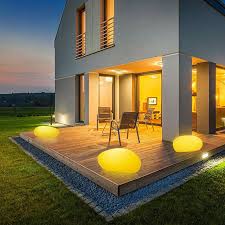 Ebay 6x led solar kugelleuchten lampe garten aussen. Bonetti Led Solar Gartenleuchte Stein 8 Farben Optionaler Farbwechsel 40 Cm Ip67 Rgb Solarlamp Solarleuchten Terrasse Aus Paletten Gartendekoration