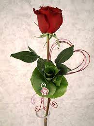 Valentine S Day Bejeweled Rose Rose Flower Arrangements Valentine Flower Arrangements Valentines Flowers