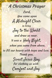 To help you out, we rounded up the best prayers to share with your family and friends for advent this year. Christmas Prayers For The Family Christmas Dinner Prayer Options