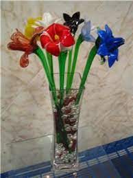 These long stemmed glass flowers are an ideal accompaniment for glass vases and add an instant touch of sophistication to any home. 120 Glass Flowers Ideas Glass Flowers Flowers Glass