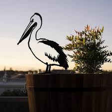 Pelican Metal Birds Bird Garden Pelican Art