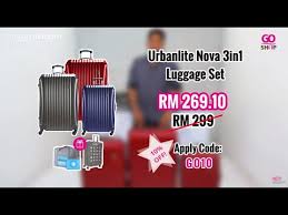 Read up on packing tips and travel guides to prepare you for your next trip! 10 Discount On Urbanlite Nova 3 In 1 Luggage Set Youtube