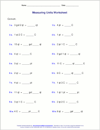 free grade 5 measuring worksheets