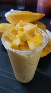 Mangga harum manis•susu uht full cream•gula pasir•air matang•nutrijell rasa mangga•toping : Viral Oh Viral Air Mangga Susu Batu Pahat Yg Tgh Facebook