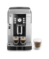Enjoy exceptional espressos, bold cappuccinosenjoy exceptional espressos, bold cappuccinos and creamy lattes in the comfort of your home, any time day or night with the de'longhi magnifica fully automatic espresso and cappuccino machine. De Longhi Ecam 22 110 Sb Magnifica Automatische Kaffeemaschine Silber Schwarz Vieffetrade