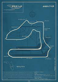 Sebring International Raceway Art Print By Peter Dials In 2021 Sebring Sebring Raceway Racing Circuit
