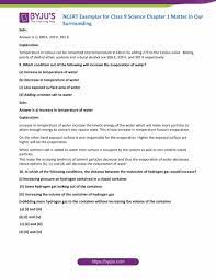 We have compiled ncert mcq questions for class 9 english beehive chapter 1 the fun they had with answers pdf free download. Ncert Exemplar Class 9 Science Solutions Chapter 1 Matter In Our Surrounding