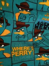 Perry The Platypus Fabric Phineas And Ferb Perry The Platypus Mood Pics