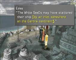Created to be a combination floating garden and orphanage by edea kramer, the ship is staffed by white seed and is home to orphans, many whose parents were killed during the sorceress war. Final Fantasy Viii Walkthrough Locating The White Seed Ship Jegged Com