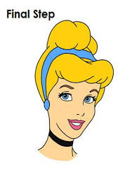 How To Draw Cinderella Learn How To Draw Cinderella Drawing Cinderella Easy Disney Drawings