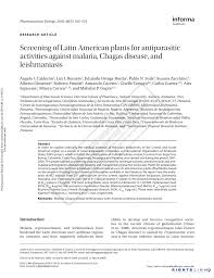 Ver harry potter 6 y el misterio del principe (2009) en español latino en calidad hd. Pdf Screening Of Latin American Plants For Antiparasitic Activities Against Malaria Chagas Disease And Leishmaniasis