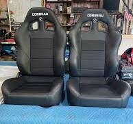 Jeep seat installation with Corbeau adapters and Chinese ...