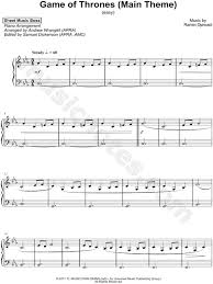 Print and download game of thrones sheet music by jarrod radnich arranged for piano. Sheet Music Boss Game Of Thrones Easy Sheet Music Easy Piano Piano Solo In C Minor Download Print Sku Mn0188990