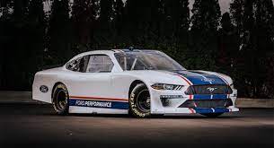 Each manufacturer, ford, chevrolet and toyota, submit their engine design for nascar approval. New 2020 Nascar Xfinity Series Mustang Unveiled Nascar Com