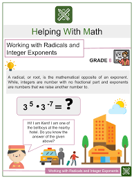 Color by numbers are always a hit! Exponents Math Up Worksheet Answers