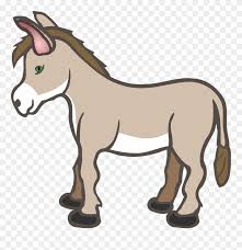 Llll➤ hundreds of printable donkey coloring pages and books. Download Free Printable Clipart And Coloring Pages Clip Art Of Donkey Png Download 290038 Pinclipart
