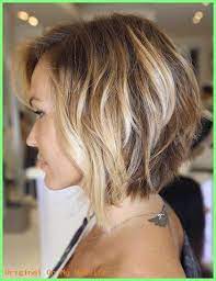 Haarschnitt Mittellang Frauen Concave Graduation Haarschnittmittellangstufig Haarschnitt Thick Hair Styles Bob Hairstyles Wavy Bob Hairstyles