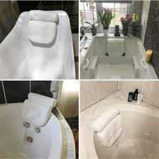 Here are 9 accessories to create a luxurious spa bathroom. China Bath Pillow Soft Thickened Headrest Bathtub Pillow With Backrest Suction Cup Neck Cushion Bathroom Accessories Spa Pillow China Spa Bath Pillow And Headrest Pillow Price