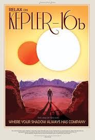 Print Collection Relax On Kepler 16b Where Your Shadow Always Has Company Space Tourism Posters Space Travel Posters Nasa Travel Posters