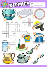 A further 4 clues may be related. Kitchen Crossword Puzzle Esl Vocabulary Worksheet Vocabulary Worksheets Esl Vocabulary Vocabulary