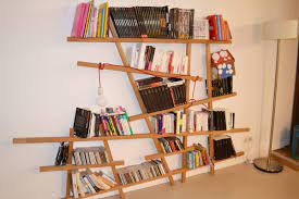 Bibliothèque en bois recyclés 180 brooklyn. Bibliotheque Murale Design Art Et Creation De Meubles