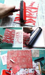 Poppytalk Diy Easy Relief Printmaking Mit Bildern Linoldruck Drucktechnik Stoff Design
