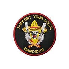 At bandidos, you won't find any canned beans or processed cheese dip. Amazon Com Support Your Local Bandidos Patches Biker Embroidered Iron Or Sew On Embroidered Patches Furniture Decor
