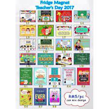 Through teach away, teachers have a variety of options for teaching in malaysia. Fridge Magnet For Teacher S Day Shopee Malaysia