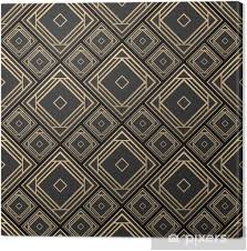 Dieser pinnwand folgen 133 nutzer auf pinterest. Leinwandbild Nahtlose Muster Im Art Deco Stil Schwarze Und Goldene Fliesen Keramikfliesen Des Effektes 3d Luxus Hintergrund Pixers Wir Leben Um Zu Verandern
