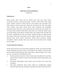 • a review of literature is the third step in developing a research proposal. Bab 2 Khadijahalavi Membalik Pdf Dalam Talian Pubhtml5