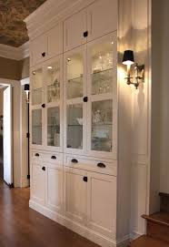 Built In From Ikea Billy Cabinets Add Side Panels With Sconces Home Ikea Billy Hack Built In Cabinets