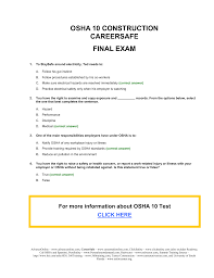 Nda 2 2020 answer keys all sets nda 2 2020 was conducted on sep 6th, 2020, all candidates who have attended nda (i) 2020 written test for which the course is commencing in national defence academy in 2021 must be waiting for nda and na (i) exam 2020 paper solution sheetnda and na. Osha 10 Hour Construction Final Test Answer Key Care Sa