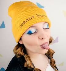 Peanut Butter Beanie. Unisex Embroidered PBJ Foodie Cute Novelty Winter  Essential Jelly Jam Food Junkie PBJT Hat Cosy Warm Toasty