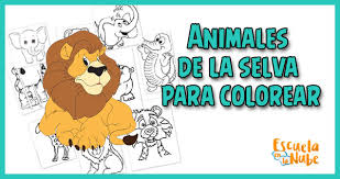 Check spelling or type a new query. Animales De La Selva Para Colorear Escuela En La Nube