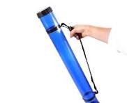 FOSKA Durable Plastic Construction Document Poster Art Storage Tube with  Caps for Students Majoring in Art Painting Architecture