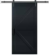 Black And White Barn Door Black Barn Door Barn Door Basement Bedroom Doors Barn Door