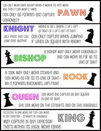 Chess Rules Printable Freebie Chess Puzzles Chess Moves