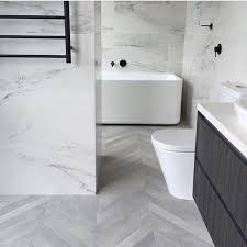 Black And White Bathroom Tiles Australia Bathroom Collective On Instagram Australia Interiordesign Architecture Bathroom Tap White Marble Bathrooms Herringbone Tile Floors Trendy Bathroom Tiles