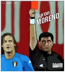 Byron Moreno Calcio Graffiti