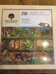 Wentworth Wooden Puzzle Garden Shelf By Aimee Stewart 250 Jigsaw Pieces Ebay Wentworth Wooden Puzzles Wooden Puzzles Garden Shelves