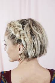 Micro braids updo + fiery undercut. Braid Around Head 10 Looks To Try That You Will Love