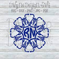 Download Nurse Mandala Svg Registered Nurse Svg For Silhouette Or Etsy Mandala Svg Mandala Cricut Projects Vinyl
