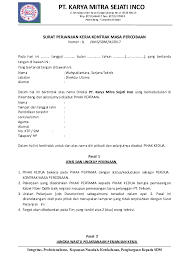 Surat rasmi permohonan lanjutan kontrak selangor t. Doc Surat Perjanjian Kerja Kontrak Masa Percobaan Anton Kurniawan Academia Edu