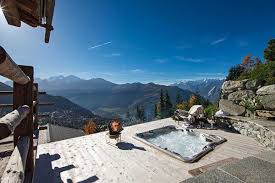 Magnificent Chalet Trois Couronnes In Switzerland Chalet Jacuzzi Outdoor Luxury Retreats