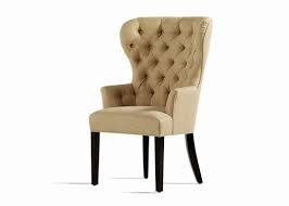 Old tannery leather clawfoot wing chair w. 1918 T Garbo Tufted Dining Arm Chair H 42 75 W 28 5 D 28 Inside W 16 75 D 19 25 Sh Tufted Dining Room Chair Dining Room Chairs Wingback Dining Chair