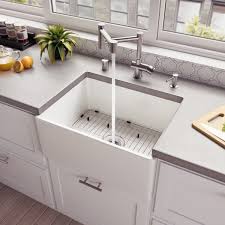 Check spelling or type a new query. Single Bowl Fireclay Single Bowl Small Sink 24 Inch Farmhouse Kitchen Sink White Kitchen Sink With Protective Bottom Grid And Strainer Kitchen Bath Fixtures
