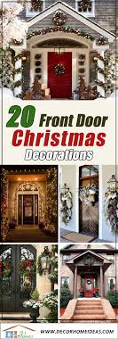 8 cheerful christmas door decorations that aren't wreaths. 20 Most Inviting Christmas Front Door Decorations Decor Home Ideas