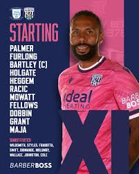 Albion team to play Preston: Palmer, Furlong, Bartley (C ...